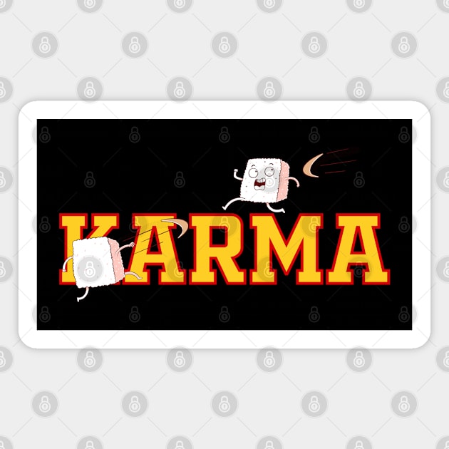 KARMA Magnet by Artthree Studio